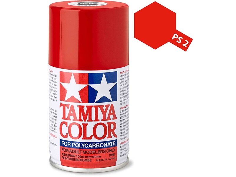 Tamiya 86002 PS2 Red (červená 100ml) | pkmodelar.cz
