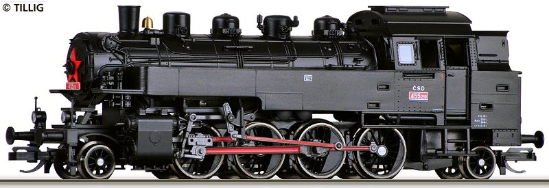 Tillig 02180 TT Parní lokomotiva 455.2, ČSD, Ep.III | pkmodelar.cz