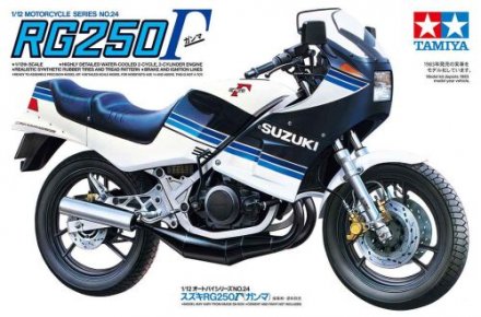 Plastikový model motorky Tamiya 14024 Suzuki RG250 gama 1:12