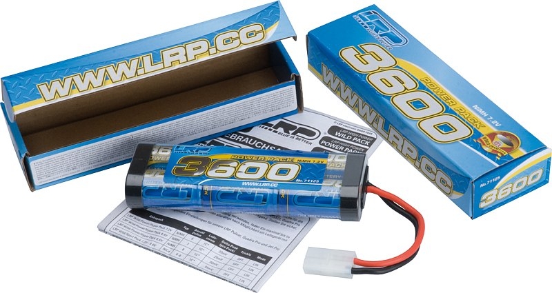 Power Pack 3600 - 7.2V - 6 článkový NiMH Stickpack | pkmodelar.cz