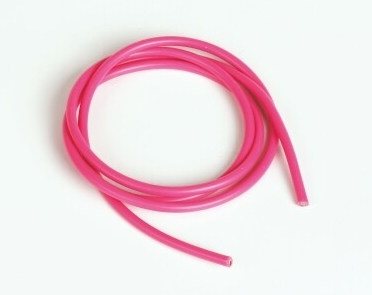 Silikonový kabel 2,6qmm, 13AWG, 1metr, růžový