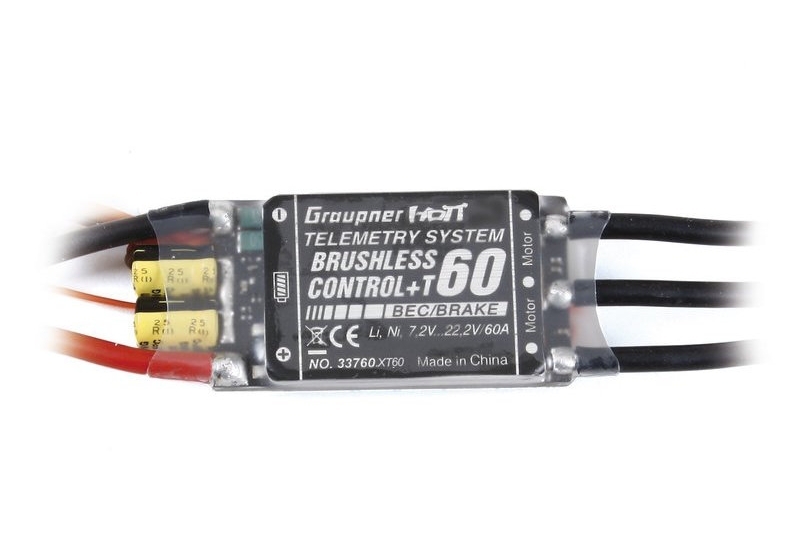 Brushless control + Telemetrie 60 G3,5 s XT60 konektorem