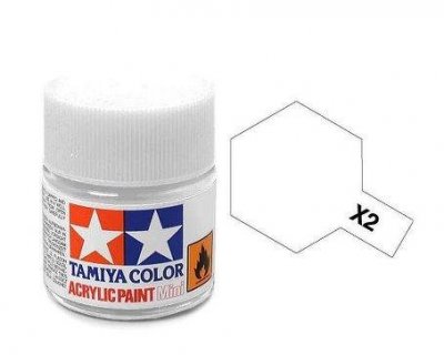 Akrylová barva Tamiya X-2 White 10ml | pkmodelar.cz