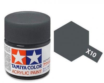 Akrylová barva Tamiya X-10 Gun metal 10ml