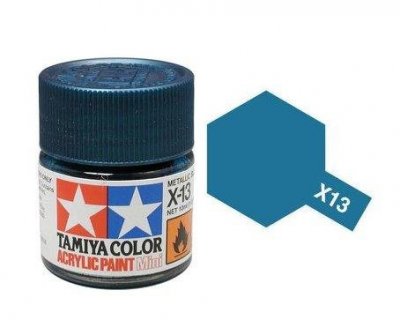 Akrylová barva Tamiya X-13 Blue Metallic 10ml