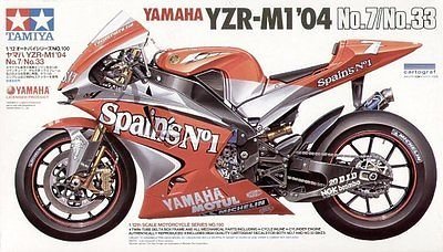 Plastikový model motorky Tamiya 14100 Yamaha YZR-M1 1:12