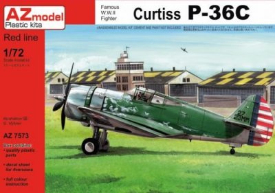 Plastikový model letadla AZ-Model 7573 Curtiss P-36C 1:72