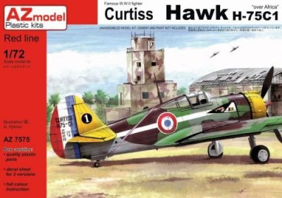 Plastikový model letadla AZ-Model 7575 Curtiss Hawk H-75C1 1:72
