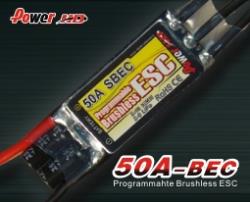 Střídavý regulátor ESC Power HD 50A / SBEC 4A | pkmodelar.cz