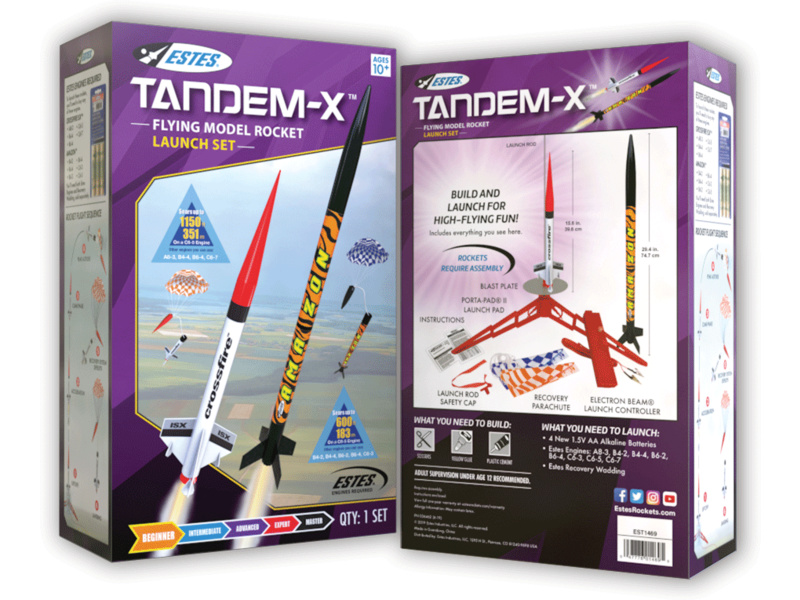 Estes Tandem-X E2X, Launch Set | pkmodelar.cz