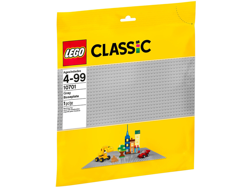 LEGO Classic 10701 - Šedá podložka na stavění | pkmodelar.cz