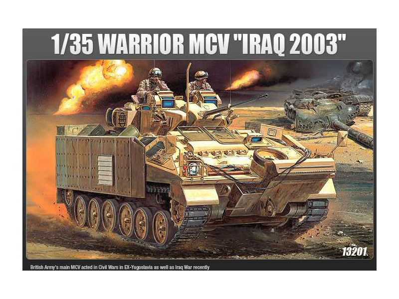Plastikový model tanku Academy 13201 Warrior MCV Iraq 2003 (1:35)