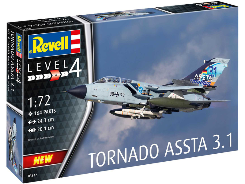 Plastikový model letadla Revell 03842 Tornado ASSTA 3.1 (1:72)