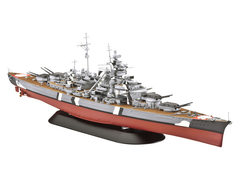 Plastikový model lodě Revell 05098 1/700 Bismarck Bitevní loď