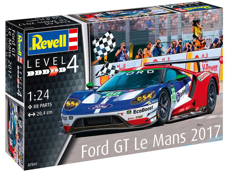 Plastikový model auta Revell 07041 Ford GT Le Mans 2017 (1:24)