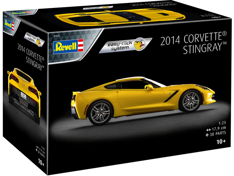 Revell EasyClick Chevrolet Corvette Stingray 2014 (1:25) | pkmodelar.cz