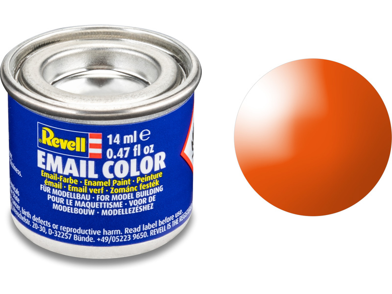 Barva Revell emailová - 32130: leská oranžová (orange gloss) č.30