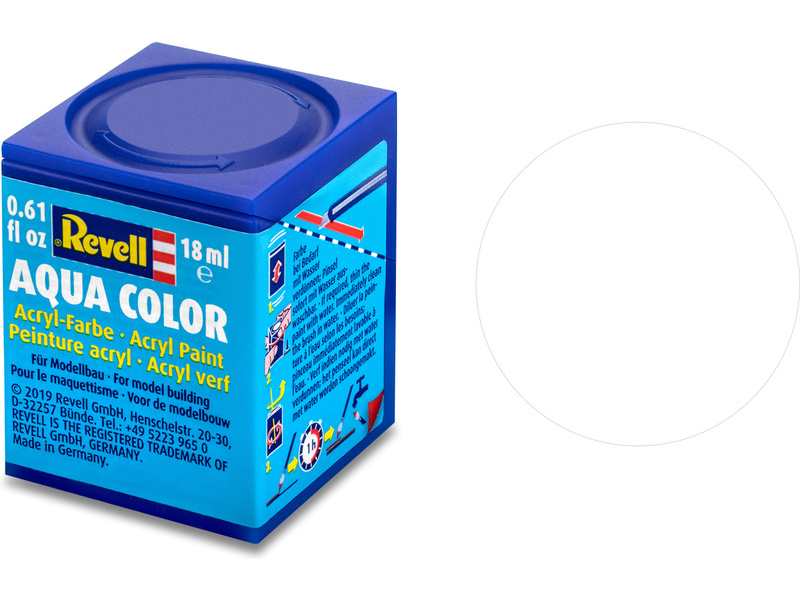 Barva Revell akrylová - 36102: matná čirá (clear mat) č.2 | pkmodelar.cz