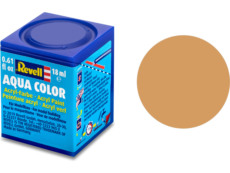 Barva Revell akrylová - 36117: matná africká hnědá (africa brown mat) č.17 | pkmodelar.cz