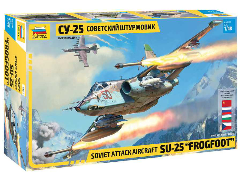 Zvezda 4807 Suchoj SU-25 Frogfoot (1:48)