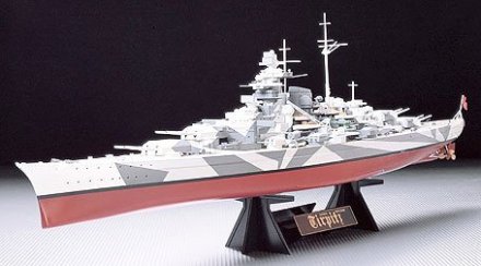 Plastikový model lodě Tamiya 78015 German Tirpitz Battleship Kit 1:350
