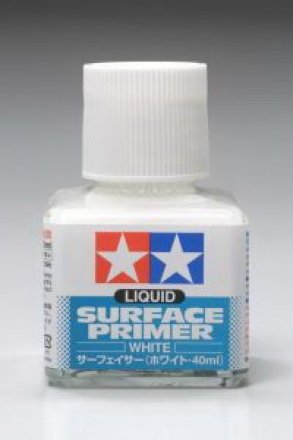 Tamiya 87096 Liquid Surface Primer - White 40ml