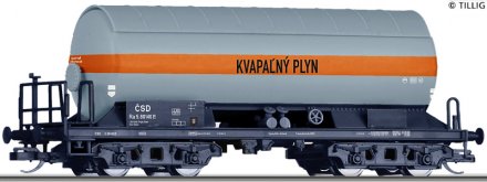 Tillig 15006  TT Cisternový vůz Ra "KVAPALNÝ PLYN", ČSD, Ep.III