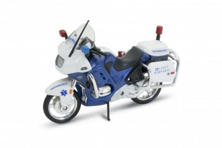 Model motocyklu BMW R1100 RT Paramedics (modrá) 1:18