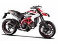 Model motocyklu Maisto Ducati Hypermotard SP 2013 1:12 bílá | pkmodelar.cz