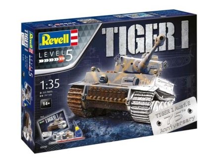 Revell 05790 75 Years Tiger (Model Set) s barvama 1:35