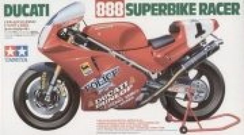 Plastikový model motorky Tamiya 14063 Ducati 888 Superbike 1:12 | pkmodelar.cz