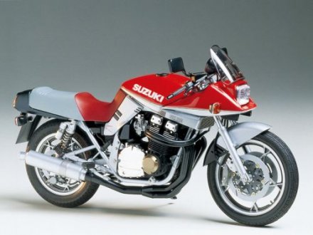 Plastikový model motorky Tamiya 14065 Suzuki GSX1100S Katana Custom Tuned