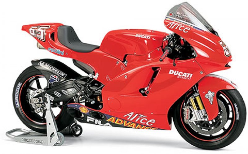 Plastikový model motorky Tamiya 14101 Ducati Desmosedici 1:12 | pkmodelar.cz