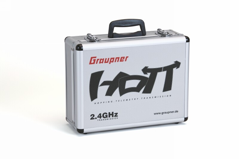 Alu-vysílačový kufr GRAUPNER HoTT 400x300x150mm | pkmodelar.cz