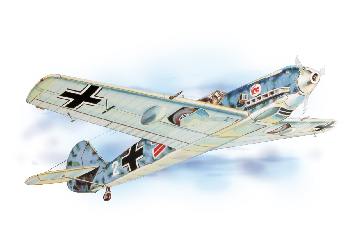 Messerschmitt Bf-109 (619mm) laser.vyřezávaný | pkmodelar.cz