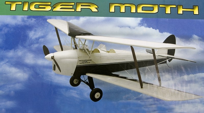 Tiger Moth 889mm laser. vyřezávaný | pkmodelar.cz
