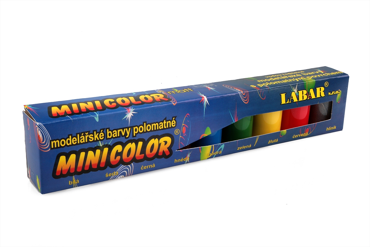 Barvy Mini Color MAT | pkmodelar.cz
