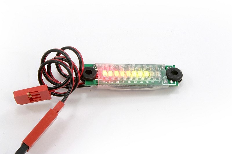 LED indikátor stavu baterií | pkmodelar.cz