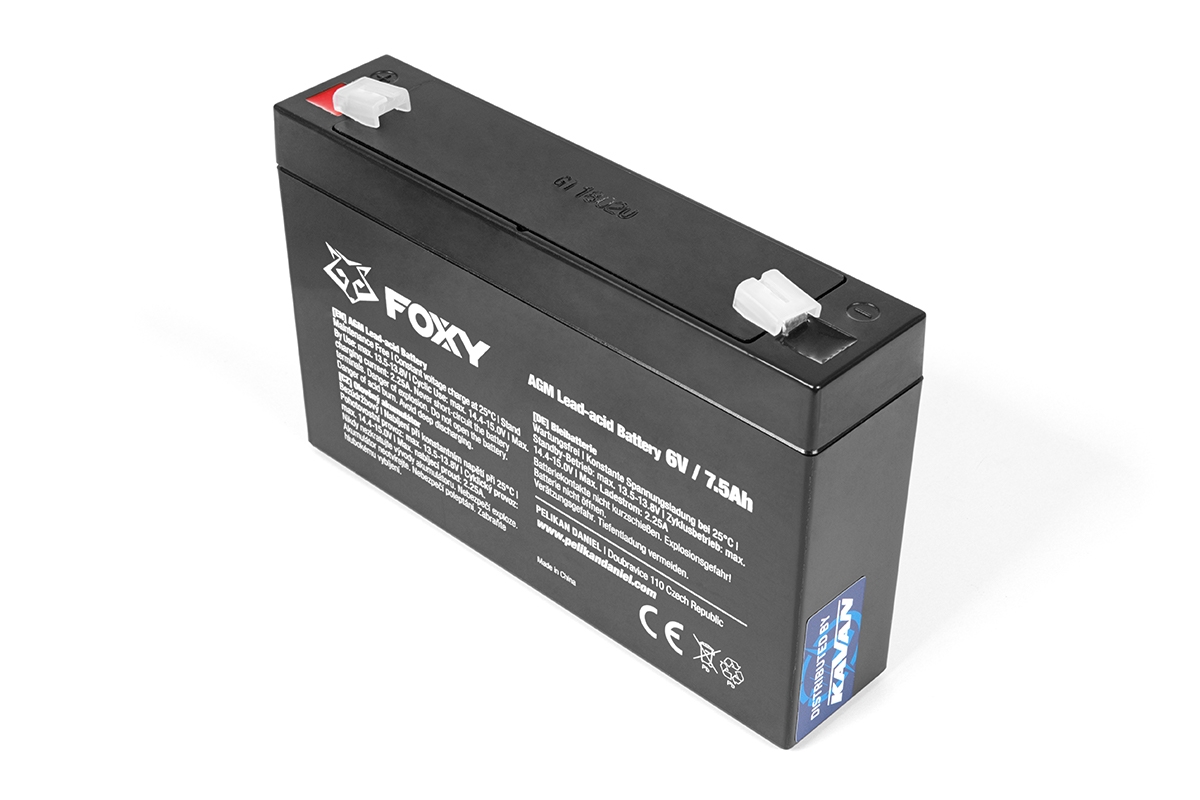 Foxy PB akumulátor 6V/7.5Ah | pkmodelar.cz