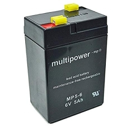 Pb akumulátor MULTIPOWER 6V/5,0Ah | pkmodelar.cz