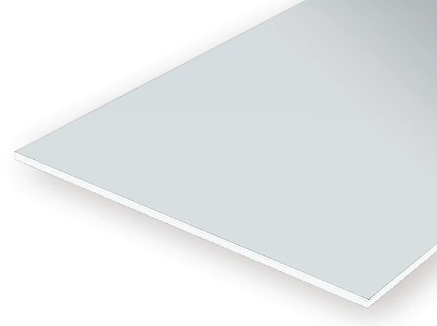 Bílá deska 1.5x150x300 mm 1ks. | pkmodelar.cz