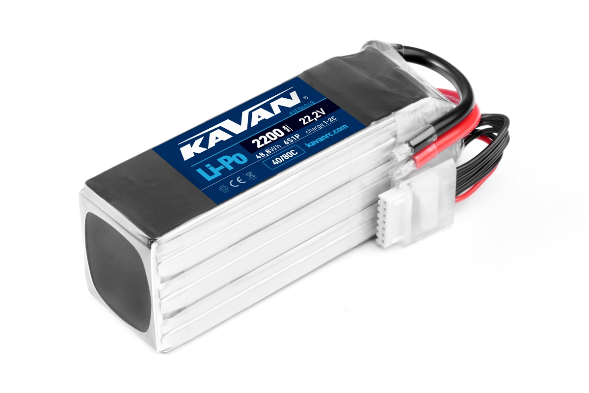 KAVAN Li-Po 2200mAh/22,2V 40/80C, 48,8Wh | pkmodelar.cz
