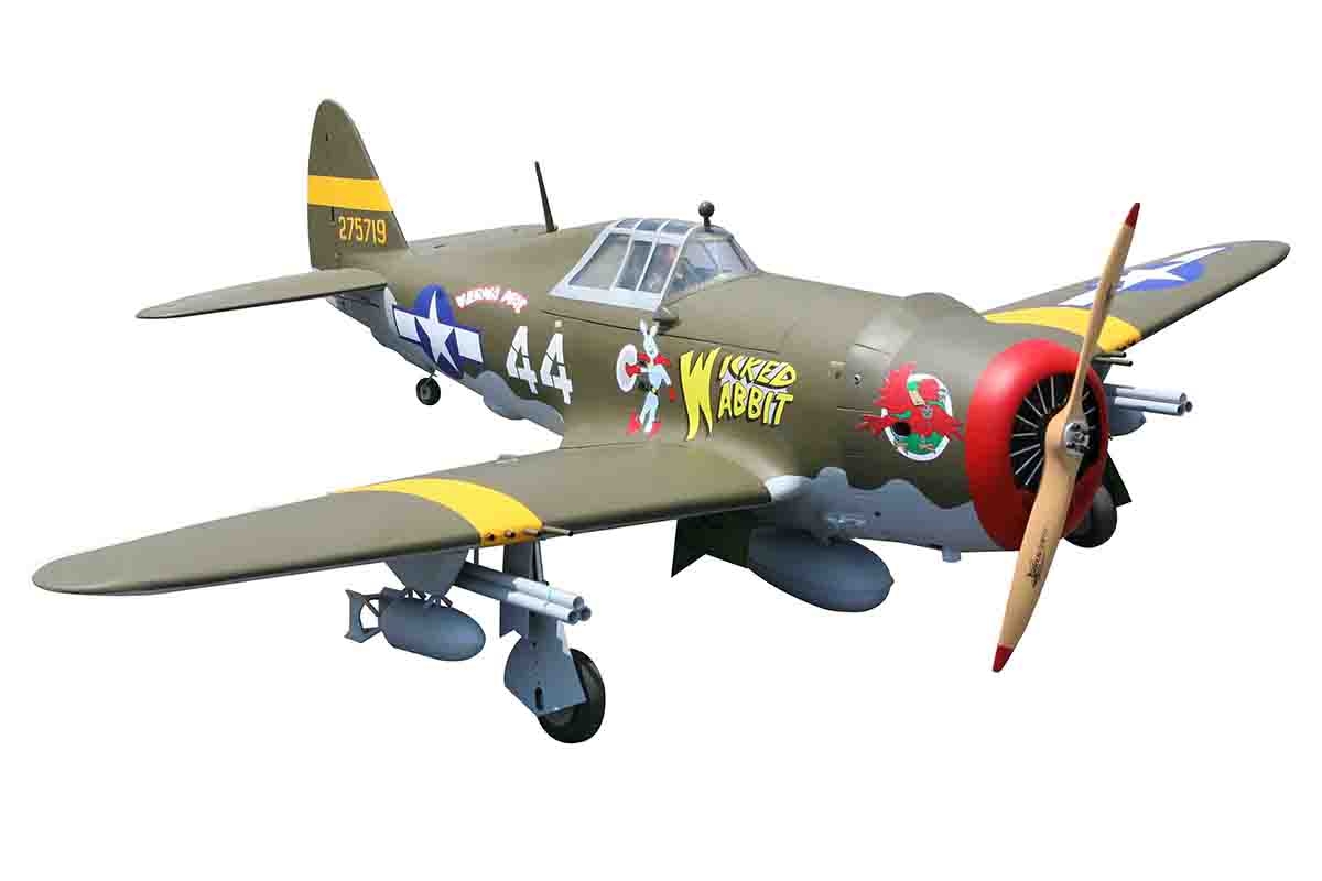P-47 Thunderbolt Wicked rabbit 2,05m (Zatahovací podvozek) | pkmodelar.cz