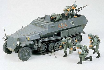 Plastikový model vojenské techniky Tamiya 35020 Hanomag Sdkfz 251/1 1:35