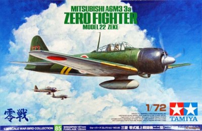 Plastikový model letadla Tamiya 60785 Mitsubishi A6M3/3a Zero Fighter Model 22 (Zeke) 1:72