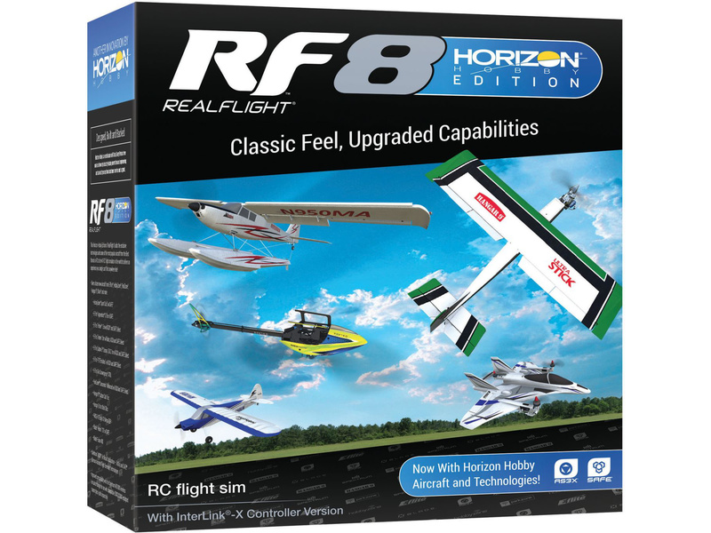 RealFlight 8 simulátor Horizon Hobby jen software | pkmodelar.cz