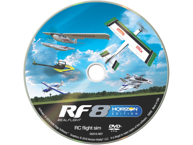 RealFlight 8 simulátor Horizon Hobby jen software | pkmodelar.cz