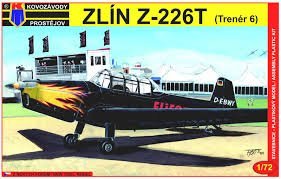 Plastikový model letadla KPM0004 Zlín Z-226T Trener 6 1:72 | pkmodelar.cz