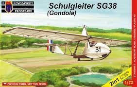 Plastikový model letadla KPM0027 Schulgleiter SG 38 Gondola  1:72 | pkmodelar.cz