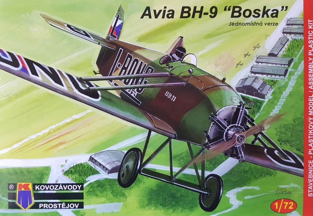 Plastikový model letadla KPM0077 Avia BH-9 "Boska" Single seater 1:72 | pkmodelar.cz